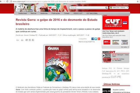 Revista Garra J Pode Ser Vista No Site Publica O Traz Uma