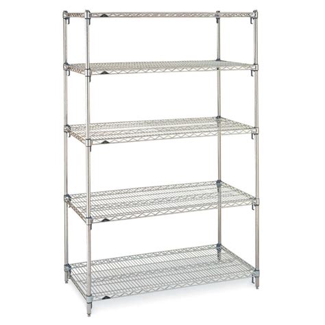 Metro 5A567C Super Erecta Chrome Wire Shelving Unit W 5 Levels 60