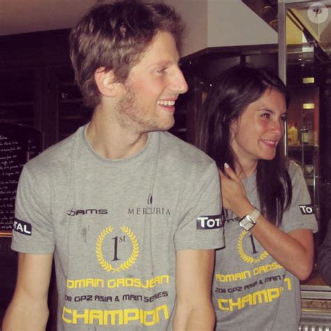 Photo Romain Grosjean et son épouse Marion Jolles Grosjean Purepeople