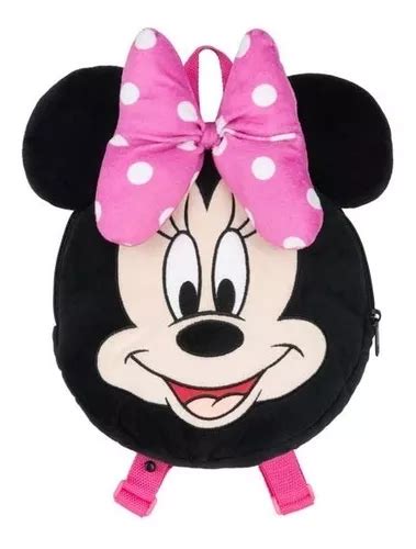 Mochila Escolar Minnie Mouse Infantil Color Rosa MercadoLibre