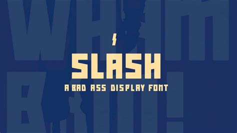 Slash Font › Fontesk