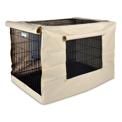 Precision Canvas Dog Crate Cover, Tan, X-Large, 12.50"L x 12.50"W x 2.25"H - Walmart.com ...