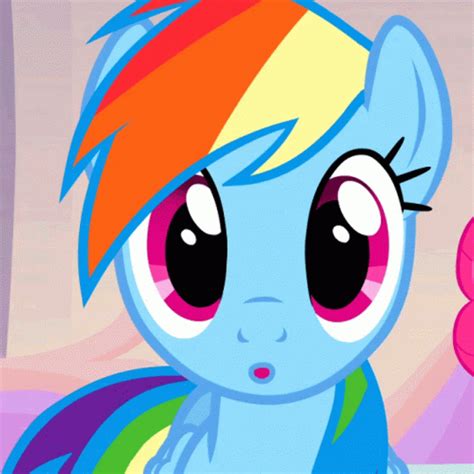 Rainbow Dash Stunned And Smile GIF | GIFDB.com