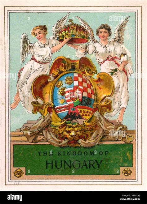 The Coat of Arms of The Kingdom of Hungary Stock Photo - Alamy