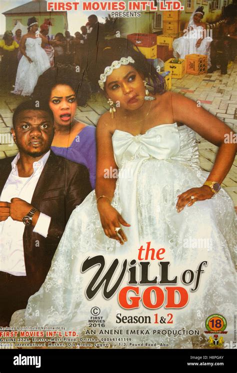 Nigeria Nollywood Film or Movie Poster. The Will of God Stock Photo ...