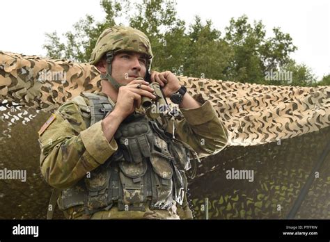 Spc Wacey Connor Radios In Coordinates During The Call For Fire Event