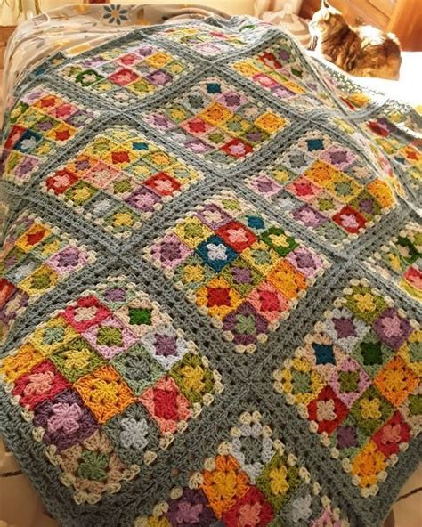 Pin Av Vardit Dafni P Crochet Granny Square Patterns I Hekle