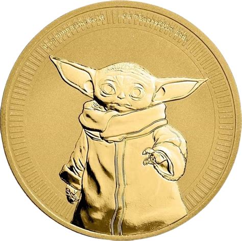 Unze Gold Star Wars Grogu Baby Yoda Auflage Online Kaufen