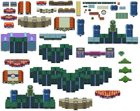 Pokemon Gen 3 Customized Building Sprites by X-xDark-Slayerx-X on ...