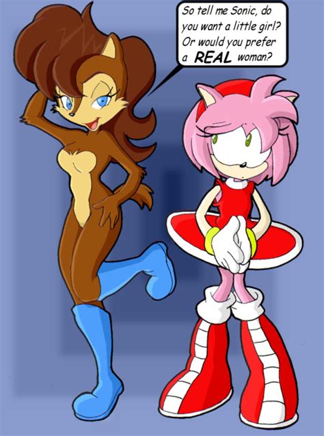 Rule 34 Amy Rose Anthro Boots Ccn Chipmunk Clothes Color English Text Female Female Only