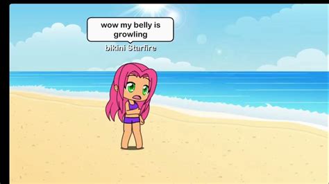 Starfires Belly Growling On The Beach Youtube