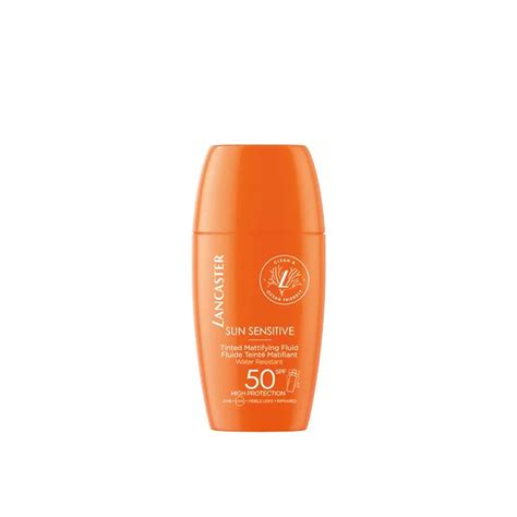 Buy Lancaster Sun Sensitive Luminous Tan Tinted Mattifying Fluid Spf