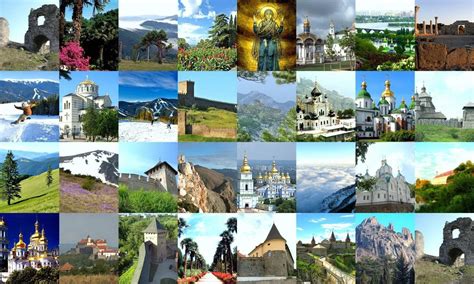 Достопримечательности России коллаж - 75 фото