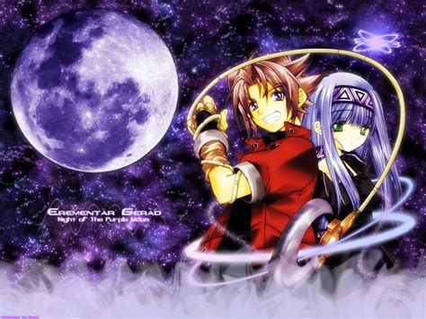 Erementar Gerad Wallpaper The Purple Moon Minitokyo