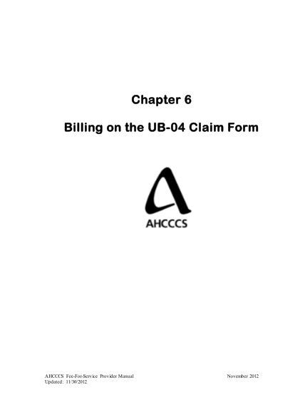 Free Fillable Ub 04 Form Pdf Printable Templates