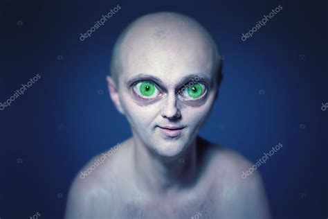 Alien with big eyes — Stock Photo © watman #98810600