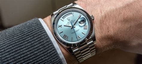 Rolex Day Date 40 In Platinum Now With A Fluted Bezel