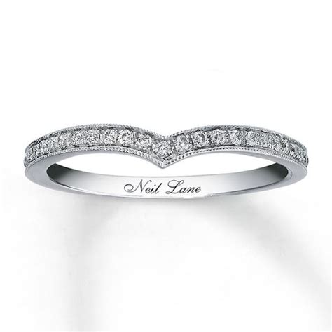 Neil Lane Wedding Band 1/5 ct tw Diamonds 14K White Gold|Kay | Neil ...