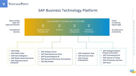 SAP Business Technology Platform VantagePoint