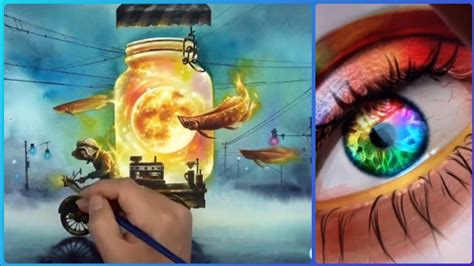 Creative Ideas Talented People At Another Level 4 Oddly Satisfying Art Amazing Art Compilation