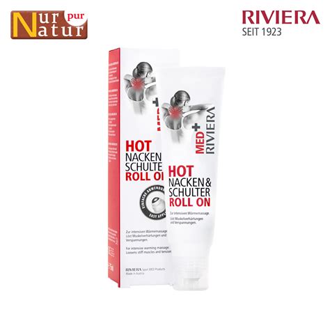 Riviera MED HOT Nacken Schulter Roll On 75 Ml Auf Nurnaturpur At