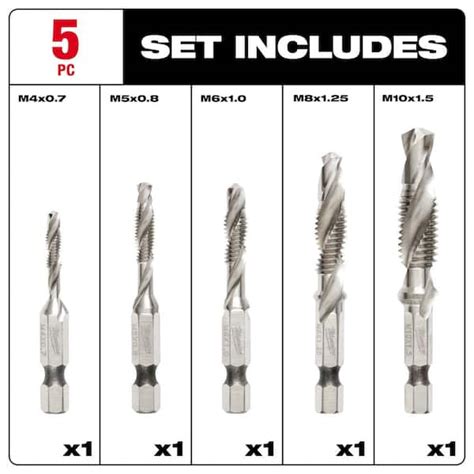 Milwaukee Shockwave 8 32 Unc Steel Impact Rated Drill Tap