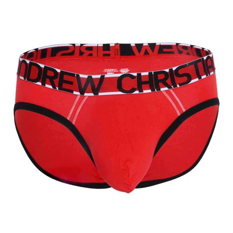 Brief Almost Naked Cotton Red M Ac Red M