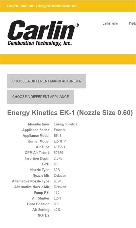 Online Oem Guide Carlin Combustion Technology