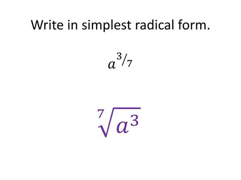 Write The Expression 6 7 12 In Radical Form