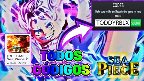 Todos C Digos Do Sea Piece Lan Ou Novo Jogo De One Piece Roblox Novos