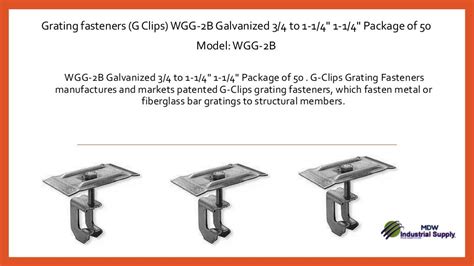 Grating G Clips Mdwindustrialsupply