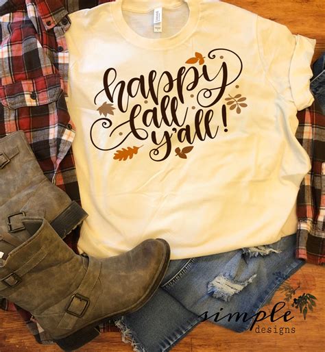 Happy Fall Yall Fall Time Raglan T Shirt Fall Halloween Autumn