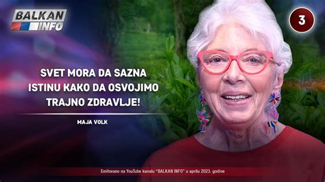 Intervju Maja Volk Svet Mora Da Sazna Istinu Kako Da Osvojimo Trajno