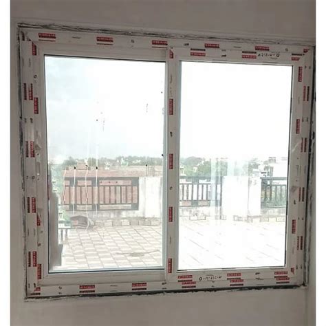 8mm 2 Track Sliding 10mm UPVC Glass Window 4 2x4Feet At Rs 600 Sq Ft