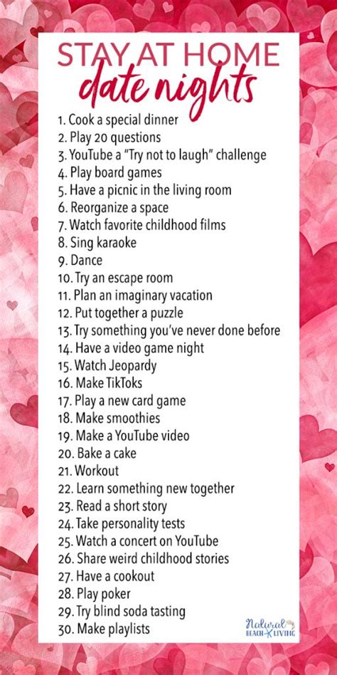 Romantic Date Ideas At Home For Him