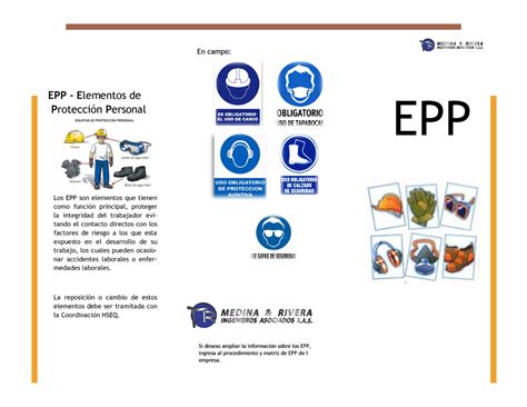 Epp Capacitacion Uso Elementos De Protección Personal Epp Los Epp