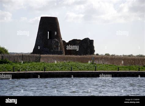 The Ruins Of St Benet S Abbey On The Banks Of The River Bure Norfolk