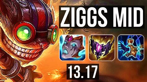 ZIGGS Vs CHO GATH MID 2 3M Mastery 1500 Games 6 2 5 EUW Master