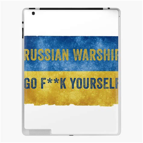 Russian Warship Go Fuck Yourself Funker Ukraine Flag Free Ukraine Ukraine Flagge