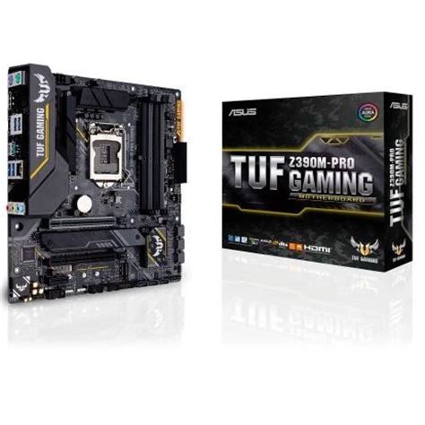 Asus TUF Z390M-PRO GAMING Motherboard with OptiMem II, Aura Sync RGB ...