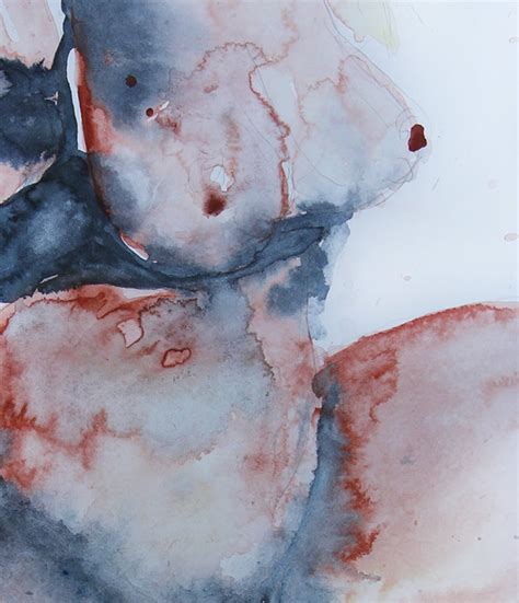 Watercolor Naked Woman Print Of Original Painting Abstract Naked Woman Naked Art Woman Body