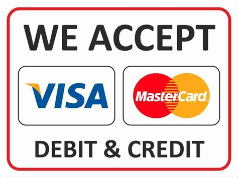 Credit Cards Accepted