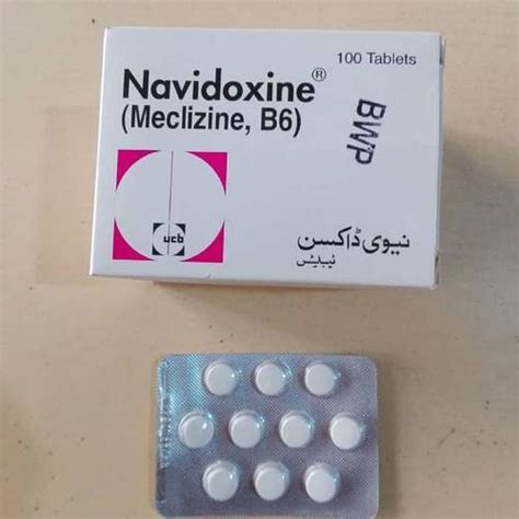 Navidoxine Tablets Chemical Name Meclizine Hcl At Best Price In