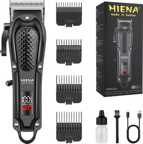 Amazon Hiena Pro Professional Hair Clippers For Men Cordless