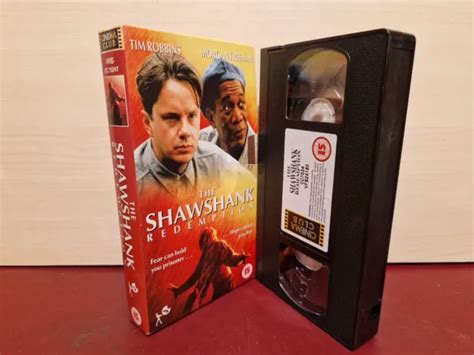 THE SHAWSHANK REDEMPTION Tim Robbins PAL VHS Video Tape A93 2 99