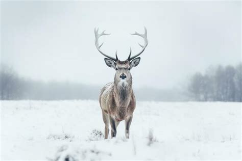 Deer Winter Stock Photos, Images and Backgrounds for Free Download