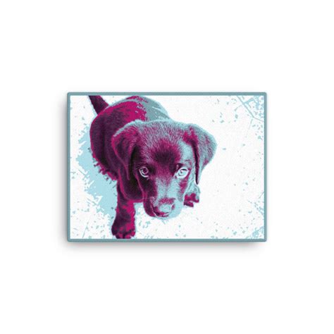 Dog Wall Art Modern Dog Art Canvas Wall Art Dog Art - Etsy