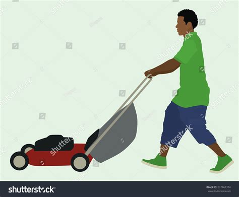 2761 Man Pushing Lawnmower Images Stock Photos And Vectors Shutterstock