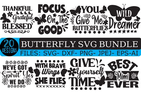 Butterfly Svg Bundle Bundle · Creative Fabrica