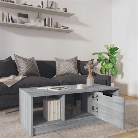 Couchtisch Grau Sonoma X X Cm Holzwerkstoff Weddig